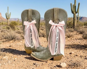 Cowgirl Boot Bows Orange – Tennessee Orange Western Accessories, Country Concert Outfit, Gift for Her