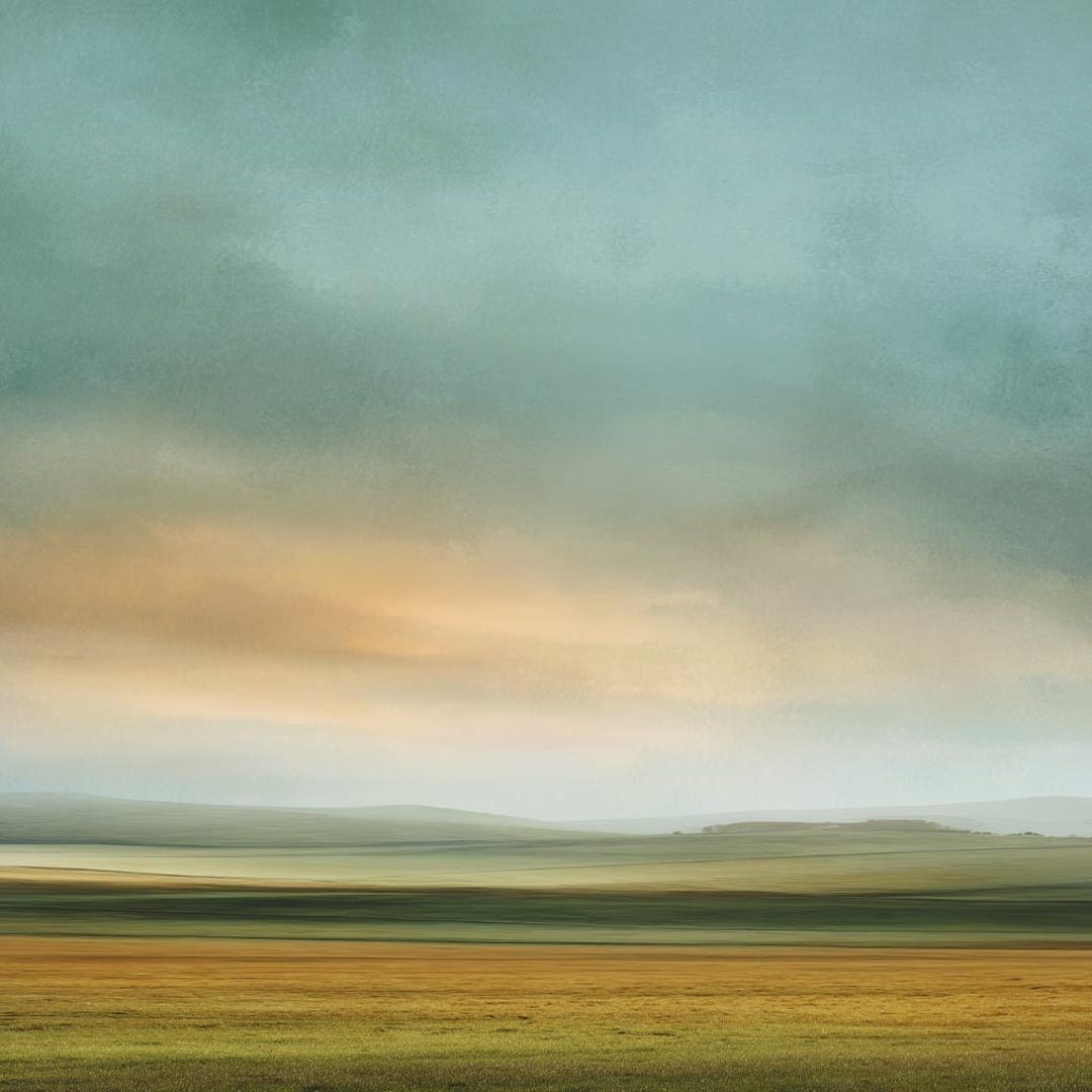 Field V2 – Soft Airy Field Printable Wall Art (PNG) | for Organic ...