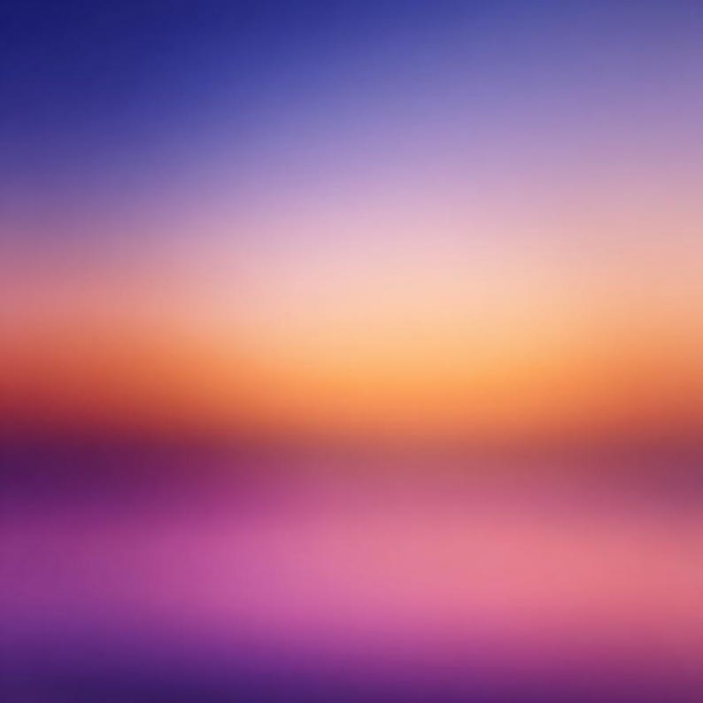 May include: Abstract gradient background with a color palette of purple, orange, and blue. The colors blend smoothly, creating a soft, blurred effect. The image is a vertical composition, with the colors transitioning from dark purple at the bottom to blue at the top.