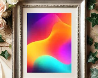 Social Media Background | Sunset Pastel Gradient Backgrounds – For GoodNotes & Journals