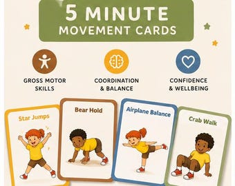 Fitness Cards for Kids