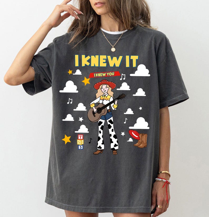 Comfort Colors I Knew It I Knew You Shirt, TS 2026 Tshirt for Fan, Toy Story Song Inspired Tee image 4