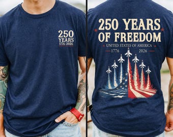 Comfort Colors America 250 Shirt, 1776 to 2026 Fighter Jet Shirt, 4th of July Shirt, 250 Years of Freedom Shirt
