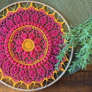 Tourmaline Mandala Crochet Pattern
