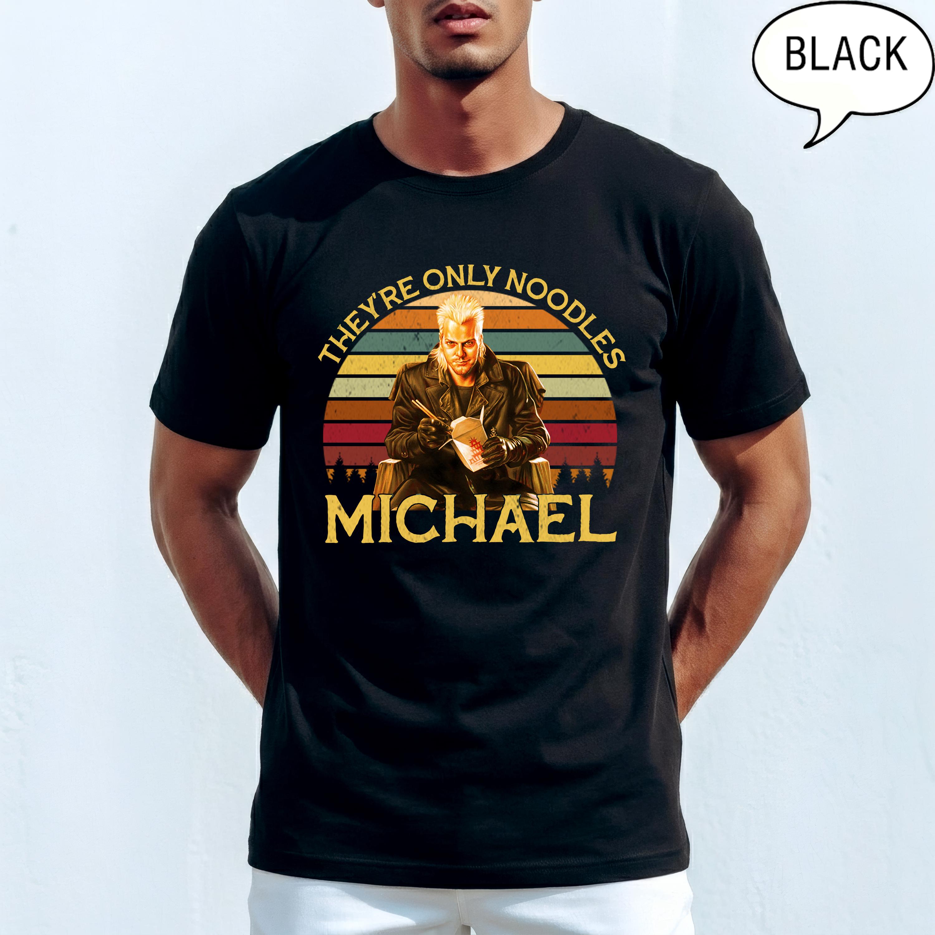 The Lost Boys David Noodles Michael T-shirt, Kiefer Sutherland 80s