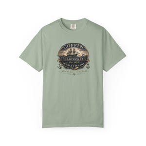 Coffin Nantucket Whaler T-Shirt | Heritage Edition Est. 1659 | Tristram Coffin Legacy Vintage Nautical Whale Tee