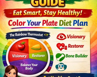 Guida definitiva all'alimentazione: mangia in modo intelligente, resta in salute, colora il tuo piatto, piano alimentare, migliora la tua salute in modo naturale, guida completa all'infografica sull'alimentazione.
