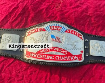 NWA US United State Heavyweight Wrestling Cup Gürtel Replica 4 mm/Nwa US Gürtel/Nwa Hochzeit Geschenk