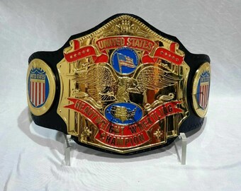 NWA US United State Heavyweight Wrestling Championship Belt Replica 6mm/Nwa US Belt/Nwa wedding gift