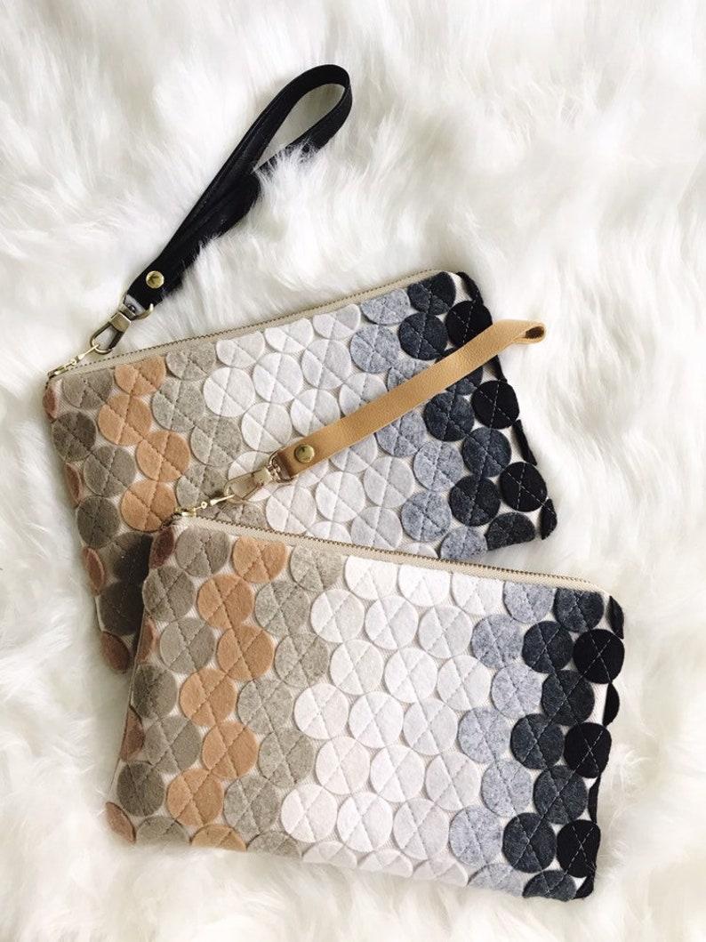 Sloth Wallet Clutch Grey Suede CUTE!