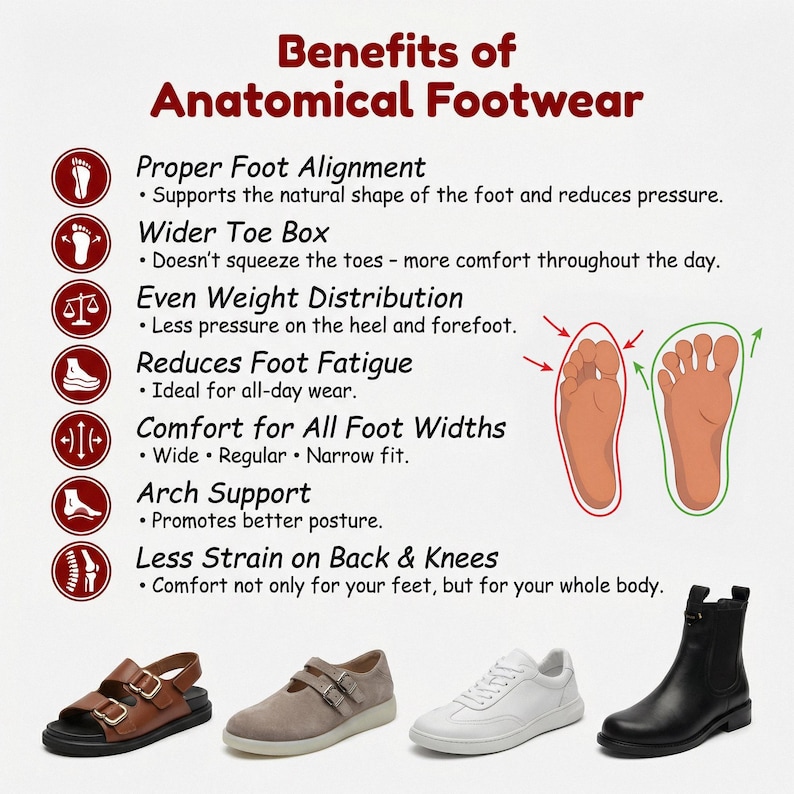 Wide Toe Box Shoes Ballet Flats, Textured Leather Black Flats, Bafefoot Shoes Women, Everyday Elegant Footwear, Women Slip-ons Shoes image 2