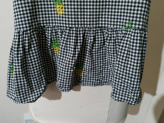 Gingham Pineapple Top - image 5