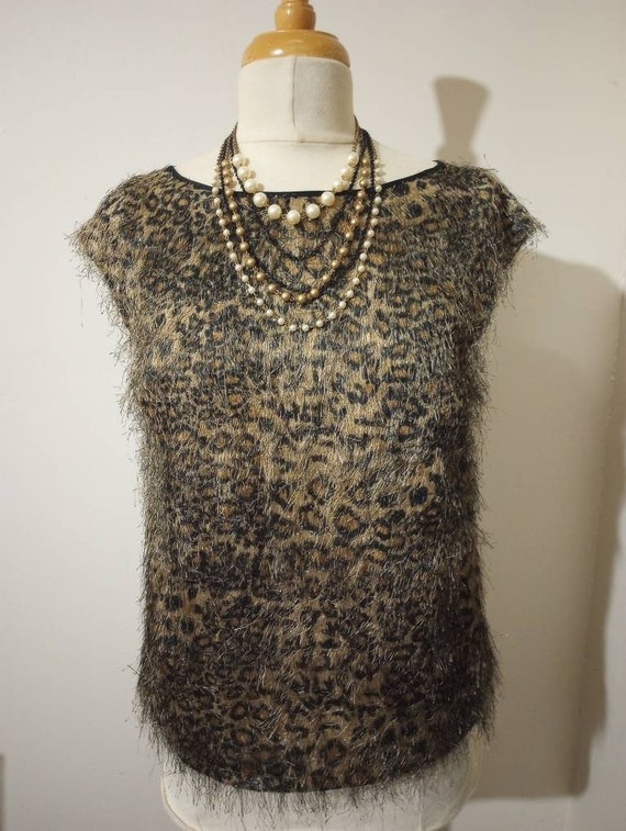 Shimmery Leopard Top - image 2