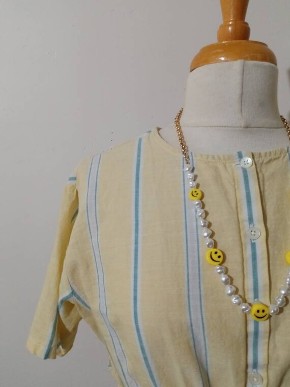 Sunny Yellow Striped Top - image 3