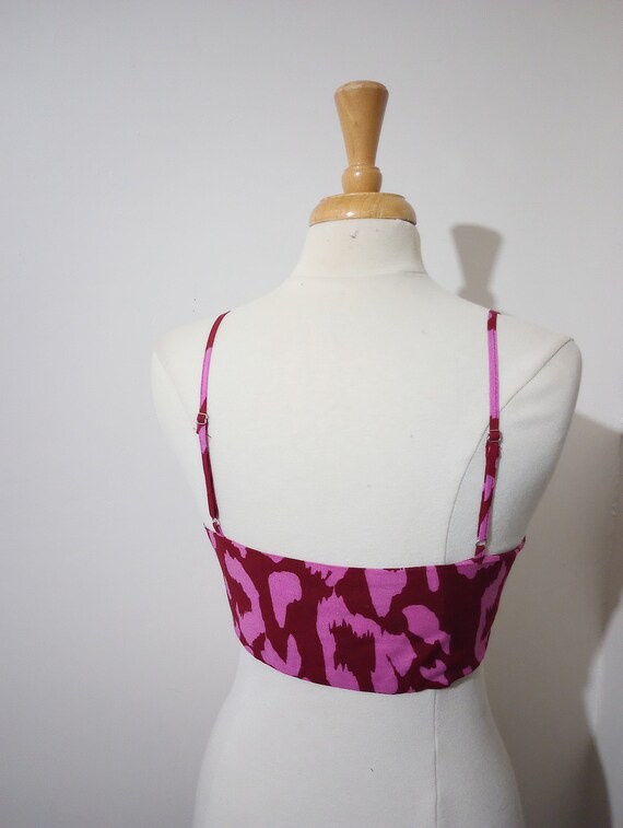 Ikat Berry Knotted Bralette - image 6