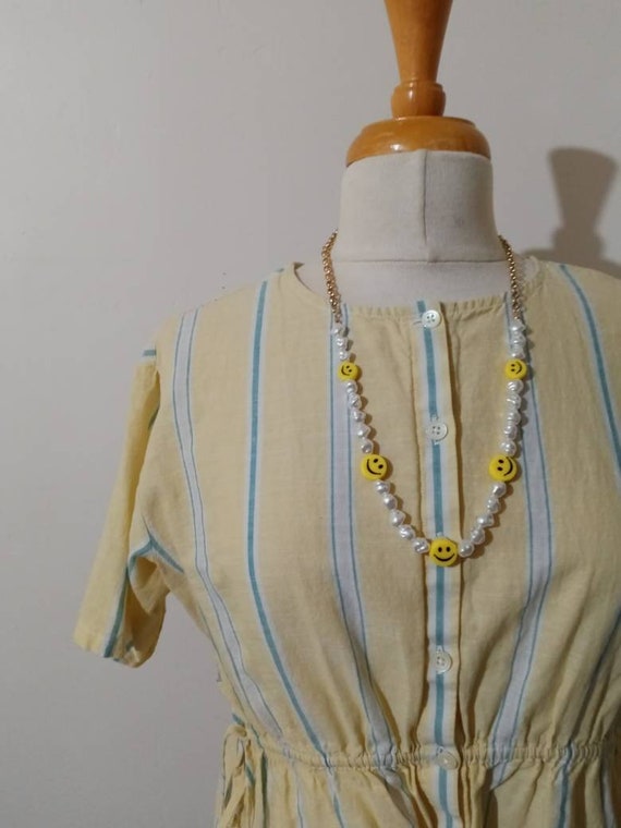 Sunny Yellow Striped Top - image 1