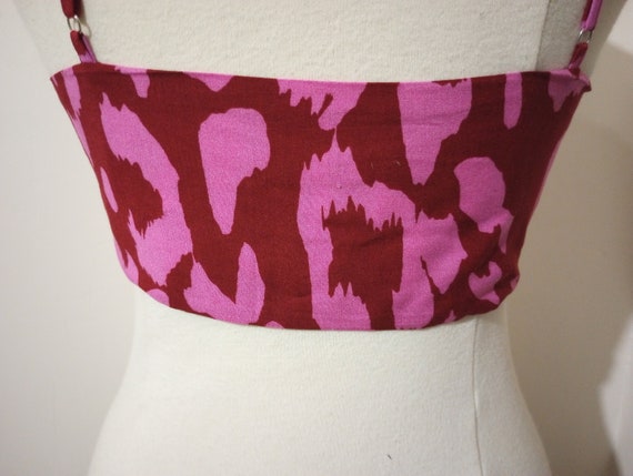 Ikat Berry Knotted Bralette - image 7