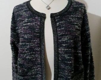 Vintage Sparkly Tweed Cardigan