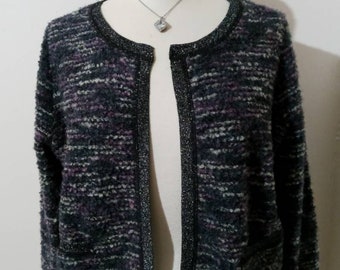 Sparkly Tweed Cardigan