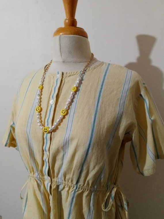 Sunny Yellow Striped Top - image 4