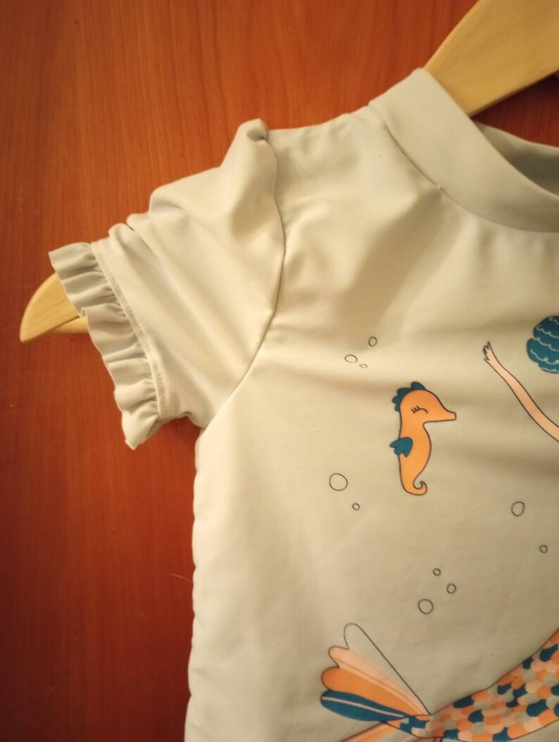 Mermaid & Sea Horse Bathing Suit Top Etsy