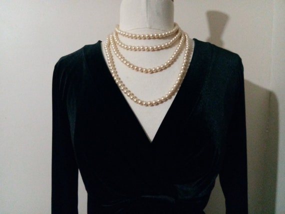 bcbg black velvet dress