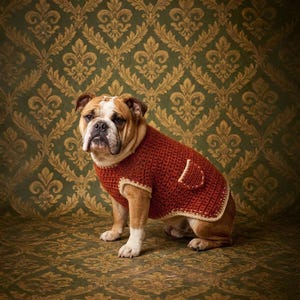 Dog Sweater Crochet Pattern PDF, Easy Pet Sweater Pattern, Small Dog Jacket DIY, Puppy Sweater Tutorial, Instant Download Crochet Pattern