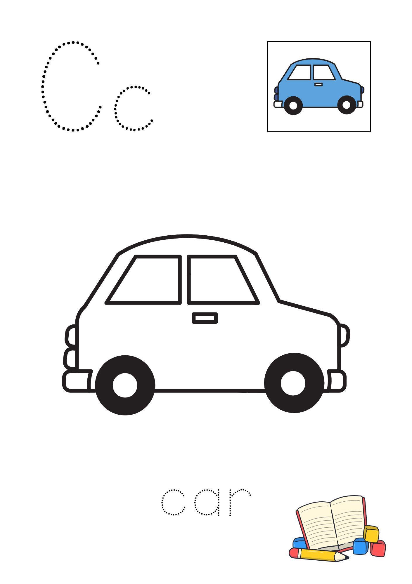 ABC Tracing and Coloring Book | Alphabet Writing Practice for Preschool ...