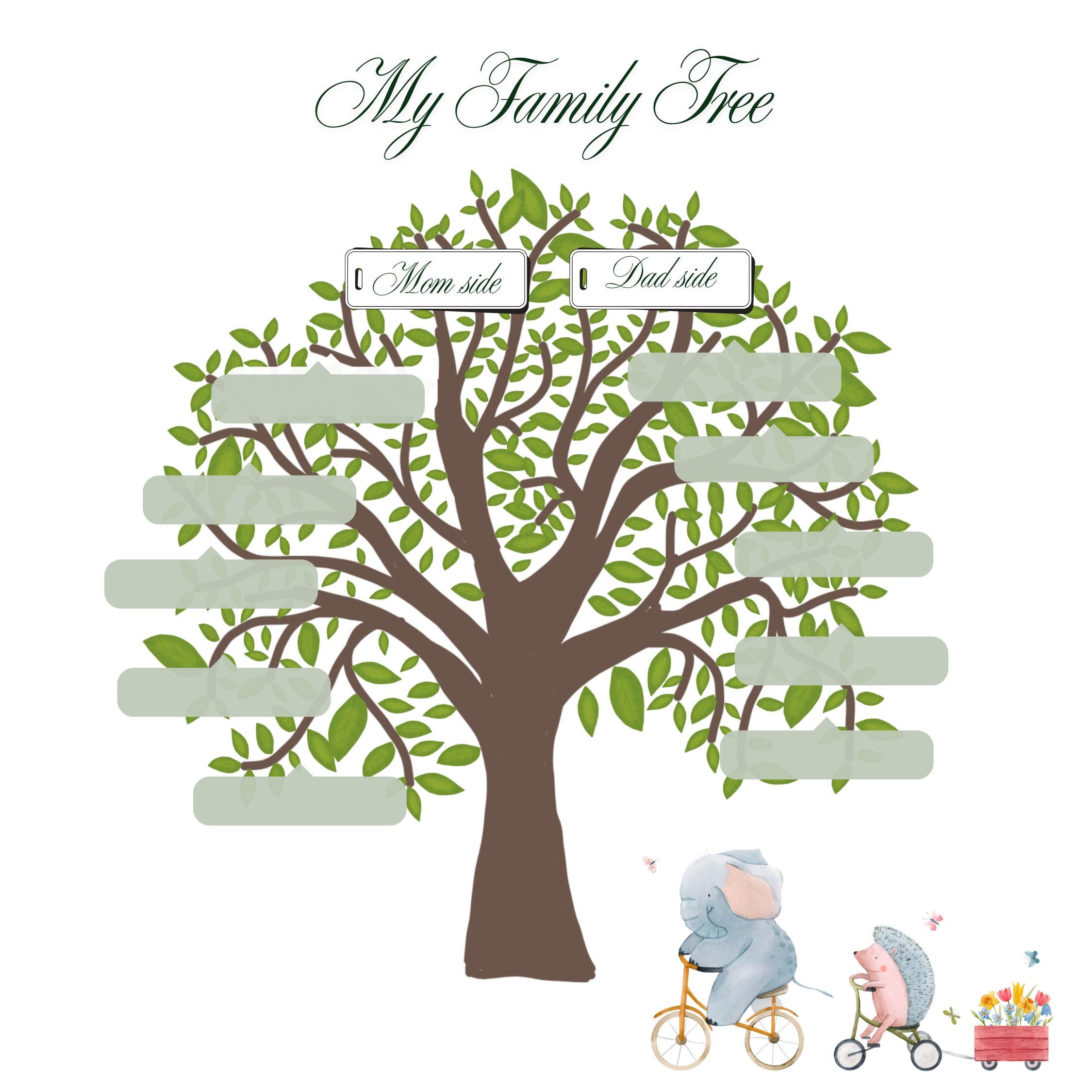 Baby Memory Book | First Year Journal, Milestone Album (digital ...