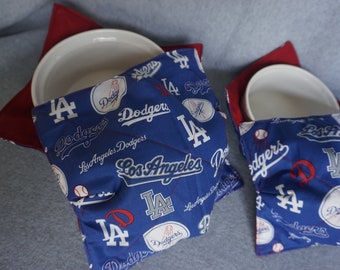 Los Angeles Dodgers Bowl Cozy in 10" and 12" Sizes Microwavable