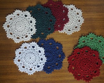 Doilies in Colors 4" Elegant Mini Doily/Coaster