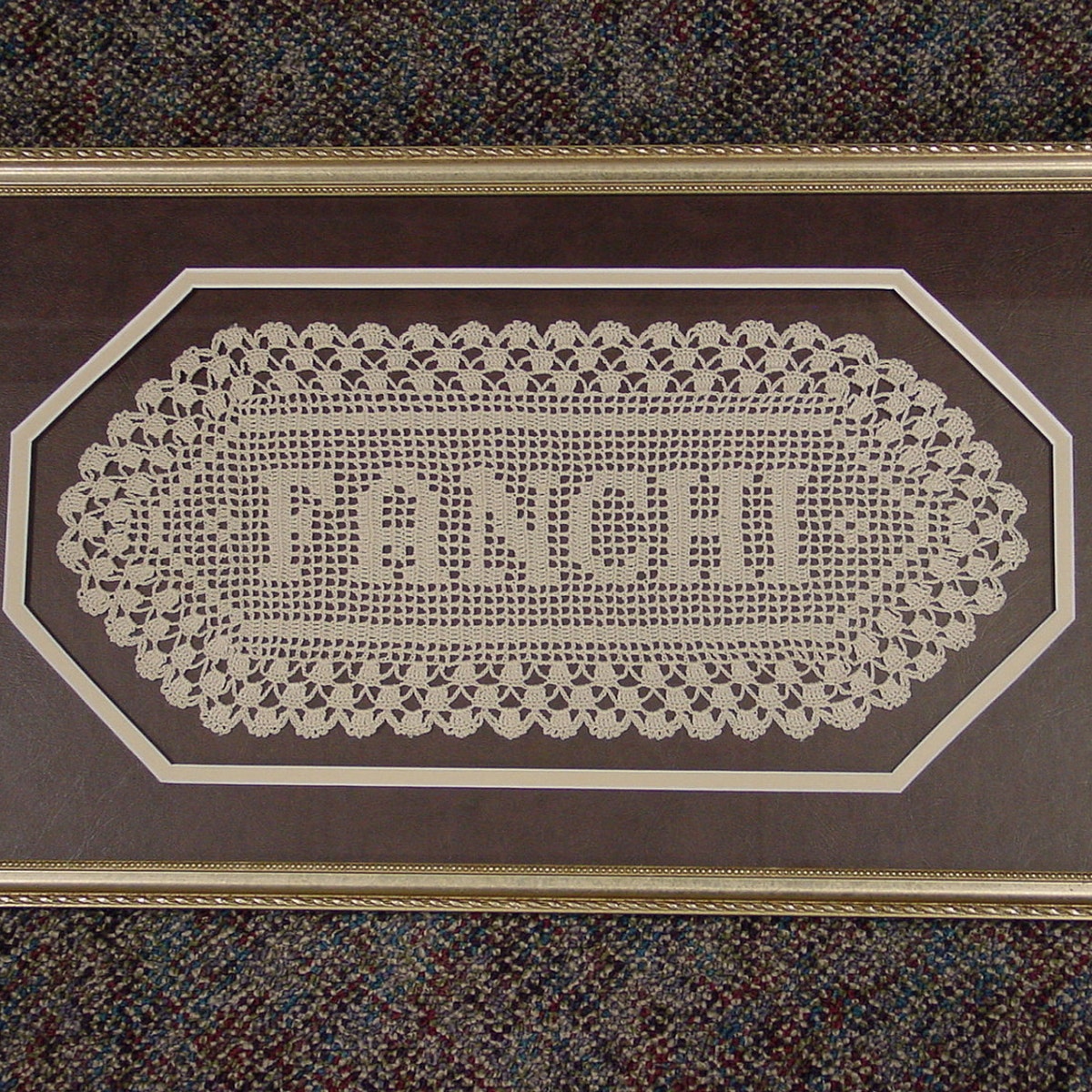 Name Doily-personalized (frame Not Included) - Etsy