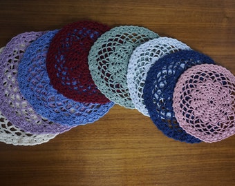 Accent Doilies in Colors approximately 6 inches