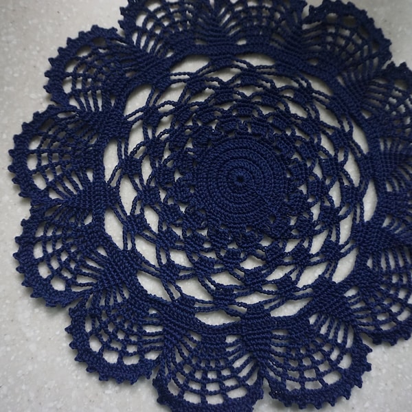 Doily in Red, Blue and Other Colors Approximately 10"