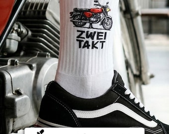 Simson S51 Socks – GDR Moped Gift for Bikers | East German Motorcycle Socks | Retro Motorcycle Socks