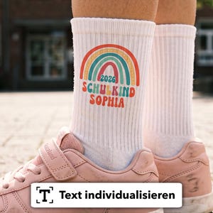 Schulkind 2026 mit Wunschname | Geschenk zur Einschulung | Personalisierte Einschulung | Erstklässler 2026 | Schulanfang Mädchen Junge