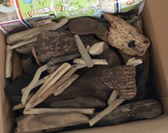 Bulk Driftwood from Hawaii Island - random assortment - perfect for photo props - floral display & art projects