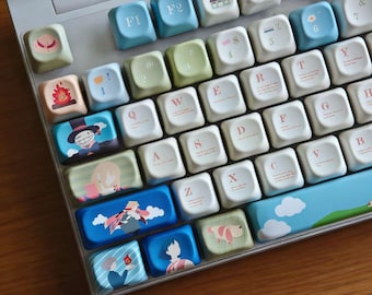 Studio Ghibli Keycap Set - Howl's Moving Castle Theme