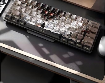 Juego de teclas de samurái de anime, teclas personalizadas de anime japonés