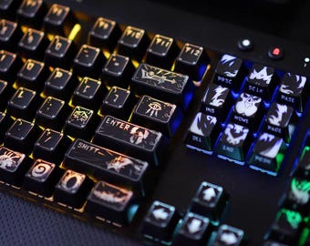 World of Warcraft Themed Keycap Set | Alliance & Horde Masterfully Crafted Keycaps