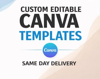 Diseño de plantilla personalizada de Canva / Plantillas editables para Instagram, Pinterest y YouTube / Kit de marca para redes sociales