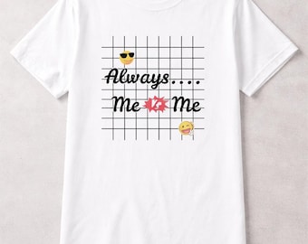 Diseño PNG "Yo contra mí" / Frase motivacional divertida (Descarga digital)