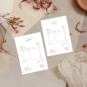 Tax Invoice Template Canva | Editable Business Invoice | VAT Invoice Template | GST Billing Template | A4 Printable Invoice