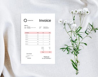 NGO-factuursjabloon Canva | Bewerkbare non-profitfactuur | Factureringssjabloon voor goede doelen | Afdrukbare A4-factuur | Sjabloon donatiebon