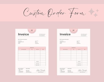 Final Invoice Template, Professional Invoice for Small Business, Editable DOCX, PDF & Fillable PDF, A4 Printable Invoice