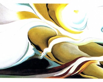Georgia O'Keeffe 'Nature Forms, Gaspe' Vintage Art Print (1932/34)