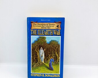 Stephen R. Donaldson "The Illearth War" 1978 Signed first edition vintage paperback