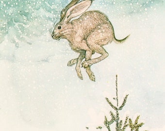 a hare would often come... Hans Christian Andersen Nancy Ekholm Burkert Vintage