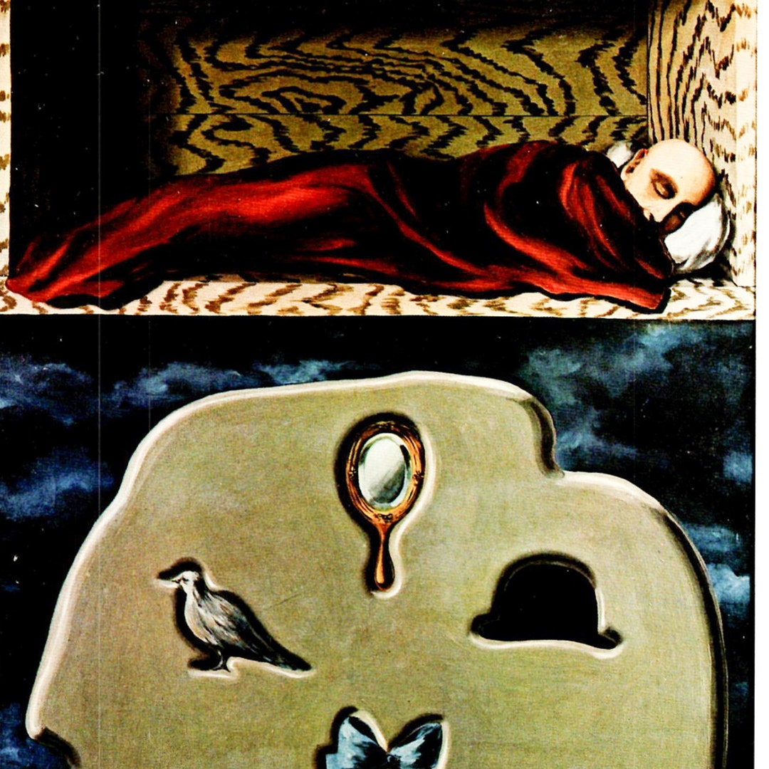 Rene Magritte Vintage Art Book Page the Reckless Sleeper 1927 Etsy
