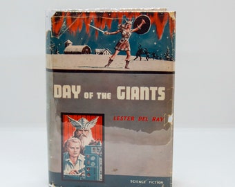 Lester Del Ray "Day of the Giants" First edition 1959 Vintage cloth wrapped hardcover